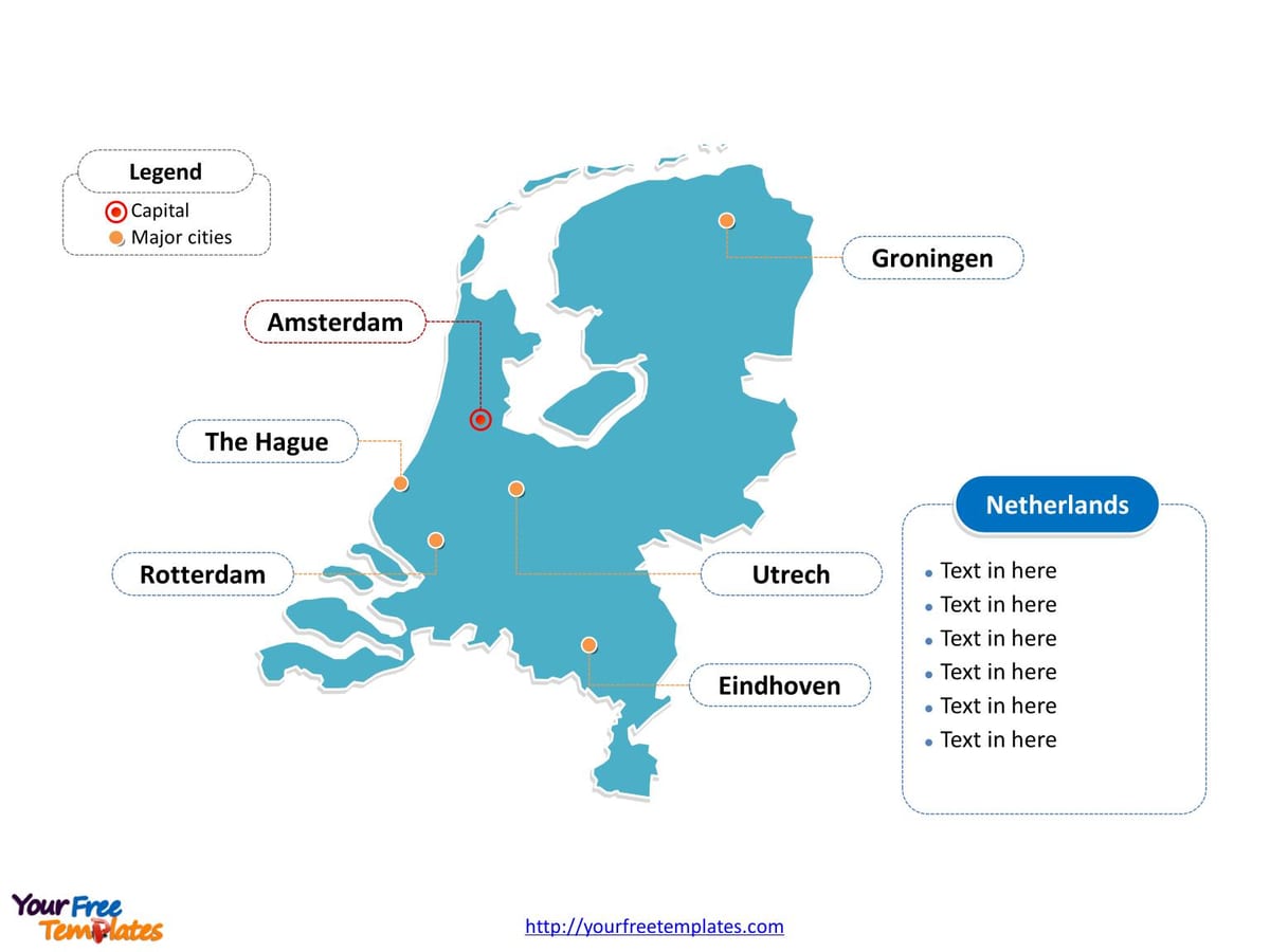 Rotterdam, holandsko mapě