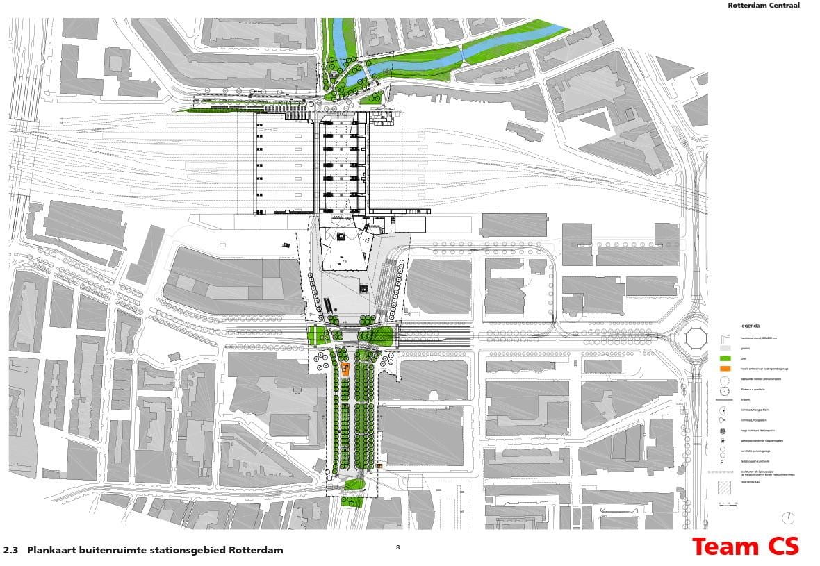 Rotterdam station mapě