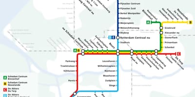 Haagu mapa metro