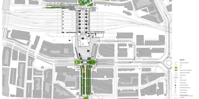 Rotterdam centraal nádraží mapě