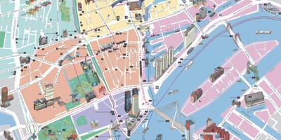 Rotterdam na mapě