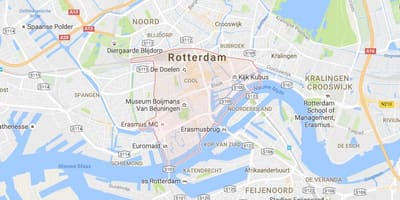 Mapu parku a jezdit Rotterdam 