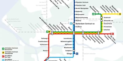 Ret mapa Rotterdam