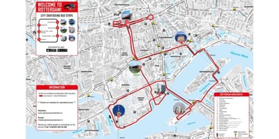 Mapa Rotterdamu autobus 